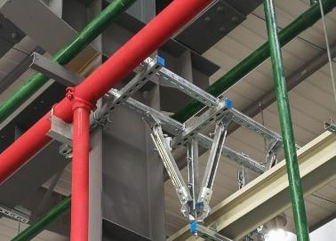 福泉该抗震支架的整体式支吊架结构协调性好